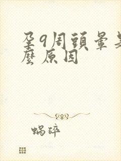 孕9周头晕是什么原因