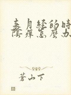 来月经的时候外阴痒怎么办