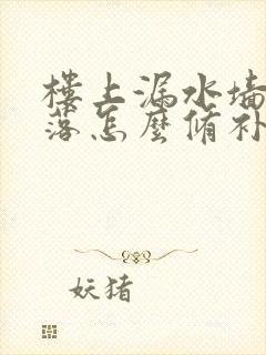 楼上漏水墙皮脱落怎么修补