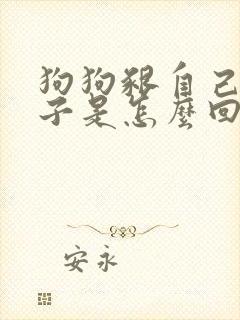 狗狗啃自己的爪子是怎么回事