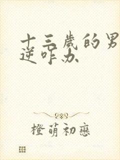 十三岁的男孩叛逆咋办