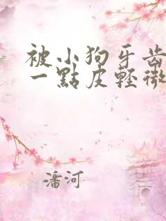 被小狗牙齿划伤一点皮轻微出血