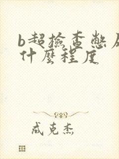 b超检查憋尿到什么程度