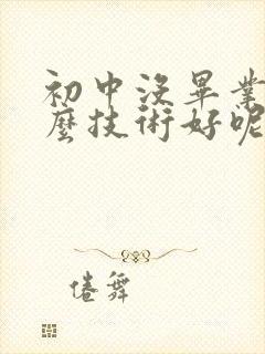 初中没毕业学什么技术好呢