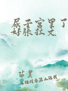 尿子宫里了肚子好胀拉文