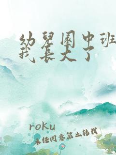 幼儿园中班教案我长大了