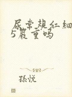 尿常规红细胞45严重吗