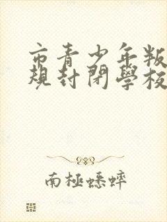 市青少年叛逆正规封闭学校