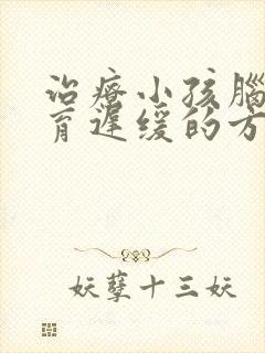 治疗小孩脑部发育迟缓的方法