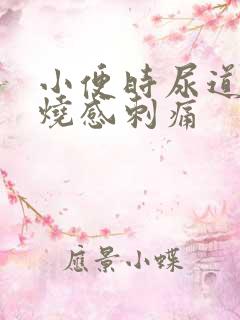 小便时尿道口灼烧感刺痛