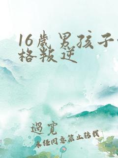 16岁男孩子性格叛逆