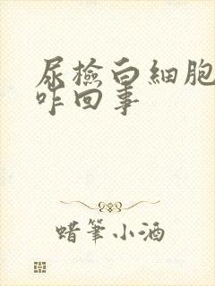 尿检白细胞高是咋回事