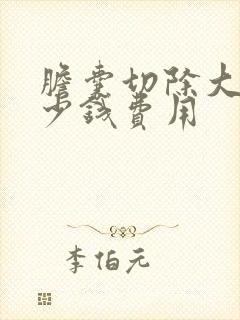 胆囊切除大概多少钱费用