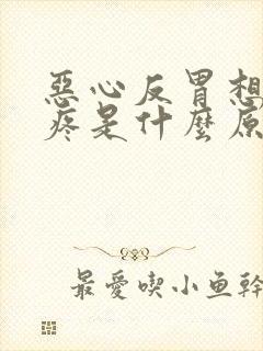 恶心反胃想吐胃疼是什么原因