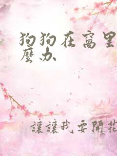 狗狗在窝里尿怎么办