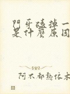 门牙磕掉一小块是什么原因