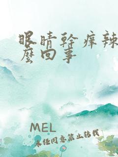 眼睛干痒辣是怎么回事