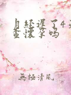 月经迟了4天能查怀孕吗