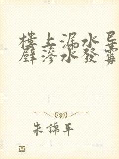 楼上漏水导致墙壁渗水发霉怎么办