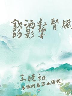 饮酒对肾脏功能的影响