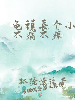 龟头长个小红点不痛不痒