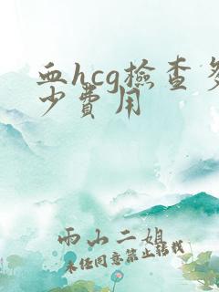 血hcg检查多少费用