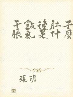 午饭后肚子总是胀气是什么原因