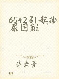 6542引起排尿困难