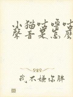 小猫咕噜咕噜的声音是怎么回事