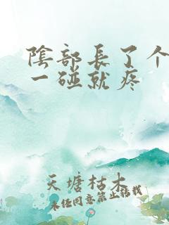 阴部长了个疙瘩一碰就疼