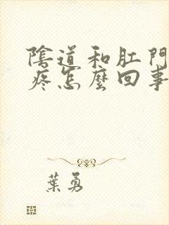 阴道和肛门之间疼怎么回事