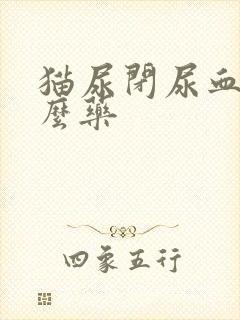 猫尿闭尿血吃什么药