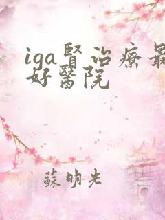 iga肾治疗最好医院
