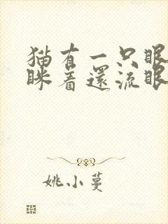 猫有一只眼睛老眯着还流眼泪