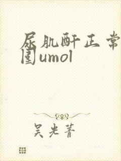 尿肌酐正常值范围umol