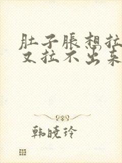 肚子胀想拉大便又拉不出来是什么原因