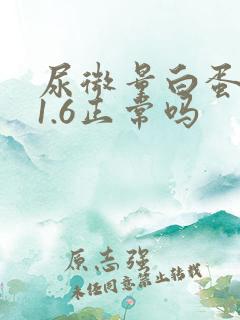 尿微量白蛋白21.6正常吗