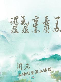 湿气重长了很多痘痘怎么办