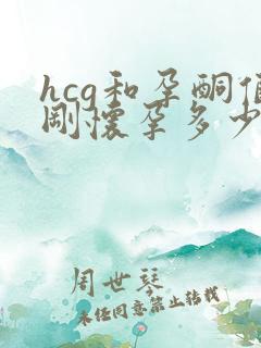 hcg和孕酮值刚怀孕多少正常