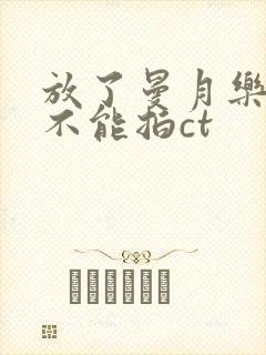 放了曼月乐环能不能拍ct