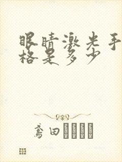 眼睛激光手术价格是多少