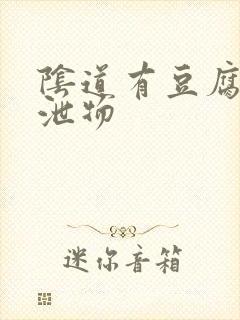 阴道有豆腐渣排泄物