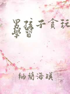 男孩子贪玩不爱学习