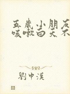 五岁小朋友晚上咳嗽白天不咳