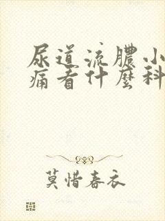 尿道流脓小便刺痛看什么科