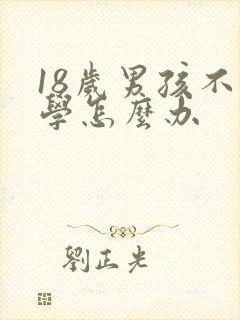 18岁男孩不上学怎么办