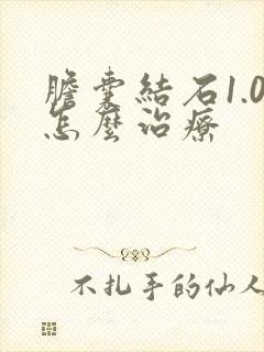 胆囊结石1.0怎么治疗