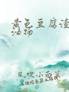 黄色豆腐渣状分泌物