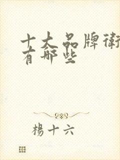 十大品牌卫生纸有哪些