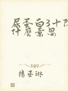 尿蛋白3十阴性什么意思